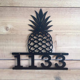 Custom Metal Pineapple Address Sign Cut Metal Sign Metal House Sign Decorations